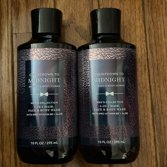 BBW MENS 2 pc Countdown to Midnight Body Wash